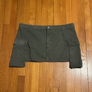ASOS Green Mini Cargo Skirt Women’s 14